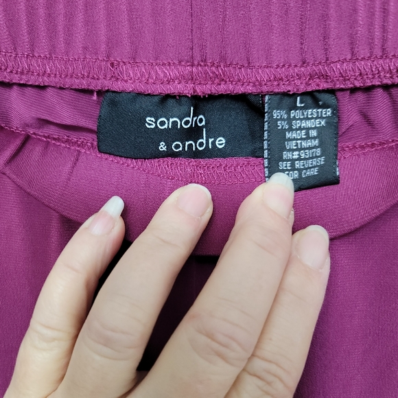 Sandra & Andre women's casual stretch pants.  Size L.  (549) - Picture 2 of 4